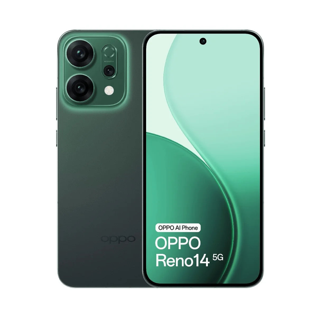 Oppo reno14 5g 12gb/512gb verde (luminous green) dual sim
