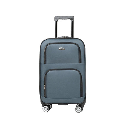 S7 star set of 1/2 travel suitcases, 18/20 inch, medium and cabin with a toiletry bag, silent swivel wheels, combination locks, hand luggage, trolleys, large suitcase, cabin suitcases, various colors can be chosen