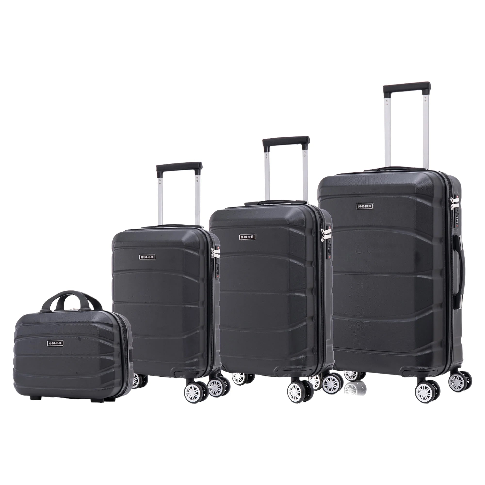 Stylish Travel Suitcase Set: ABS Light Case, Numerical Lock, 360 ° Rotating 4 Wheels, aluminum Telescopic Handle Suitcase Set Set Trolley Suitcase Cabin (6999 4M M010 8001 8002 D7)