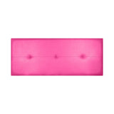Custom Made Faux Leather Headboard Model Caribe 2 by Fisio Dreams, designed in Azahar color with MDF material, CE certified, easy to clean and includes hardware, perfect for modern beds.