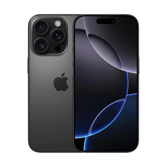 Apple iPhone 16 Pro 1TB in Black Titanium, a high-performance smartphone featuring a 6.74-inch Super Retina XDR display, advanced 48MP camera system, A18 Pro chip, and 5G connectivity for ultimate speed and efficiency.
