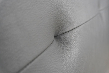 Custom Made Faux Leather Headboard Model Caribe 2 by Fisio Dreams, designed in Azahar color with MDF material, CE certified, easy to clean and includes hardware, perfect for modern beds.