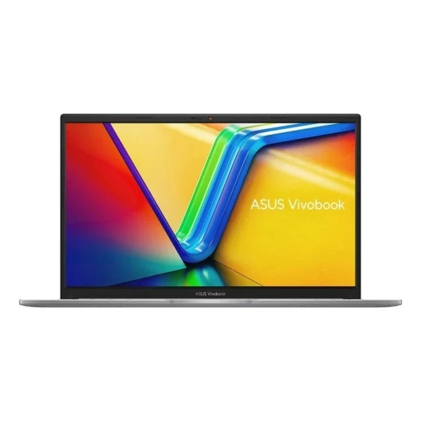 Asus Vivobook 15 laptop 15.6” with Intel Core 5-120U, 16GB RAM, 512GB SSD, Windows 11 Home, lightweight Cool Silver design, perfect for productivity and secure data handling.