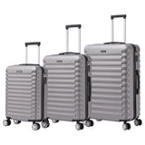 Set of elegant travel suitcases: lightweight abs housing, numeric lock, 4 360 swivel wheels ° , telescopic aluminum handle |   Suitcase set |    Cabin suitcase trolley set (66990 m013 8001 8002 8008 6020 d1)