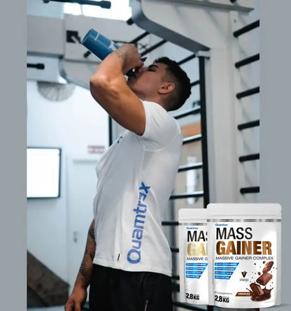Mass gainer 2.8kg quamtrax |   Weight gainer with protein cfm ™   And vitargo ®   For maximum volume |    Various flavors