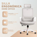 Jupplies ergonomic desk chair adjustable and recliner office chair with lumbar support, adjustable headrest, breathable mesh, 360 swivel wheels °   Supports up to 100kg