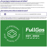 Fullgas -100% isolate whey * 900g - * raw material lacprodan sp-9225 (arla foods). Gluten free. Various flavors