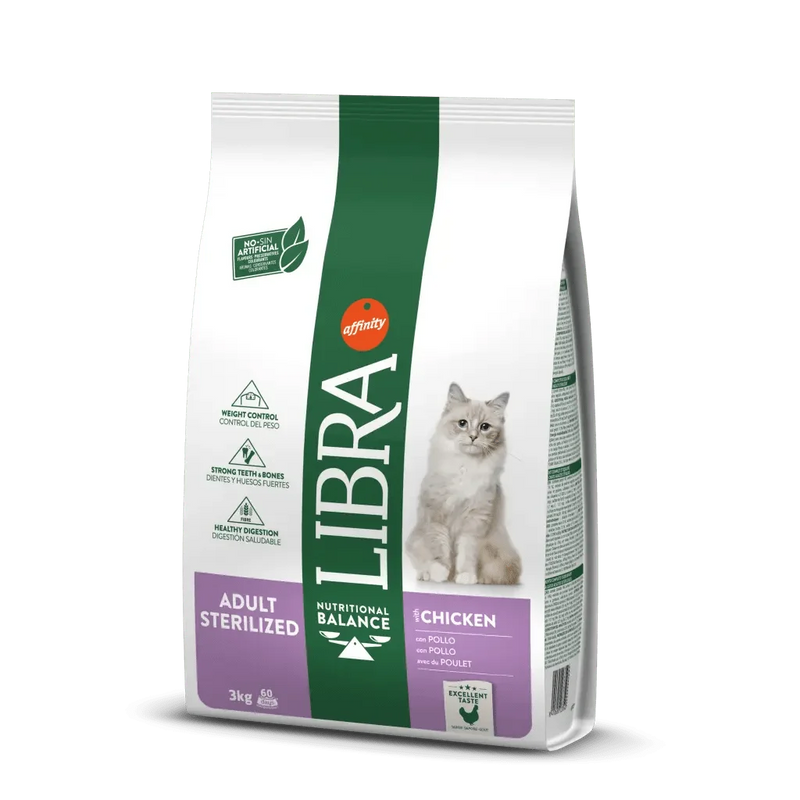 Libra adult sterilized chicken - food for sterilized cats adults chicken