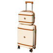 S7 STAR 2-Piece Trolley Suitcase Set, Lightweight PC Shell, Silent 360° Spinner Wheels, Telescopic Handle with 3 Heights, Durable and Scratch Resistant for Travel, Cabin and Medium Sizes with Polyester Lining.