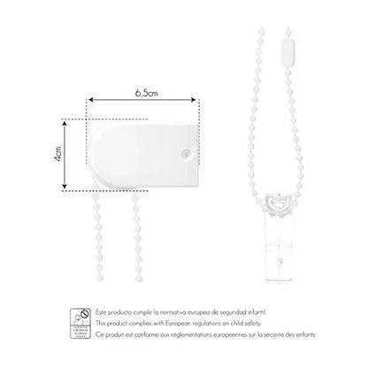 Decorblind Smooth Translucent Roller Blind Easy Installation to Wall or Ceiling - Easy to Clean Roller Blind and Versatile Installation - Translucent Blind Uv Ray Protection and Hot and Cold Insulation - Multiple Blinds and C