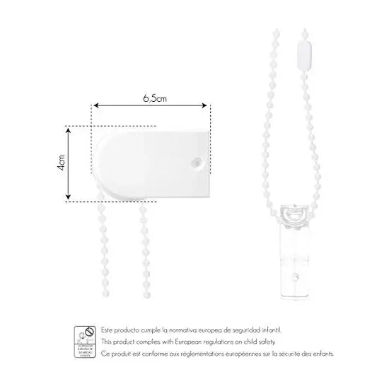 Decorblind Smooth Translucent Roller Blind Easy Installation to Wall or Ceiling - Easy to Clean Roller Blind and Versatile Installation - Translucent Blind Uv Ray Protection and Hot and Cold Insulation - Multiple Blinds and C