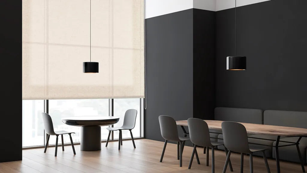 Decorblind Smooth Translucent Roller Blind Easy Installation to Wall or Ceiling - Easy to Clean Roller Blind and Versatile Installation - Translucent Blind Uv Ray Protection and Hot and Cold Insulation - Multiple Blinds and C