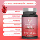 Hn - healthy nutrition coenzyme q10 200mg - (50 caps) improves energy and energy metabolism, q10 coenzyme ubiquinone supports muscle function and increases physical performance, coq10 with vitamin e contributes to the protect