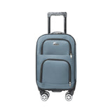 S7 star set of 2 travel suitcases, 18/20 inch, medium and carry-on with a toiletry bag, silent spinner wheels, combination locks, hand luggage, trolleys, large suitcase, carry-on suitcases, various colors available