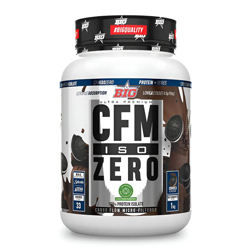 Big cfm iso zero 1 kg cookies chocolate - whey protein isolate