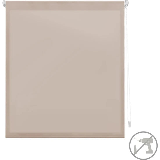 Ecommerc3 easyfix roller blind smooth translucent various sizes - tool-free blind various colors - blind without drill various colors - easyfix blind