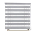 Roller blind, double layer night and day, 60-160x180cm, easy to install, for windows and doors, translucent and opaque