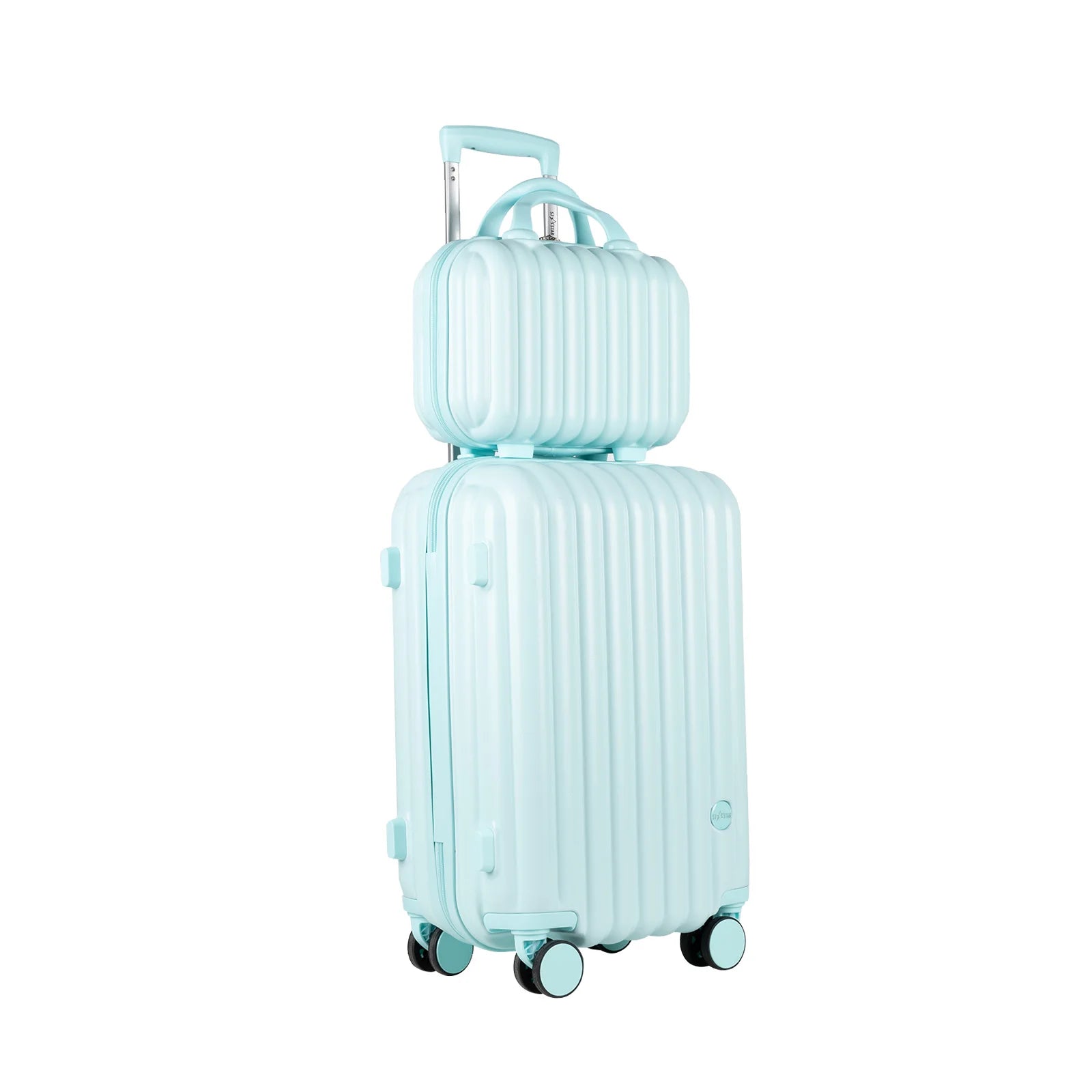 S7 STAR 2-Piece Trolley Suitcase Set, Lightweight PC Shell, Silent 360° Spinner Wheels, Telescopic Handle with 3 Heights, Durable and Scratch Resistant for Travel, Cabin and Medium Sizes with Polyester Lining.