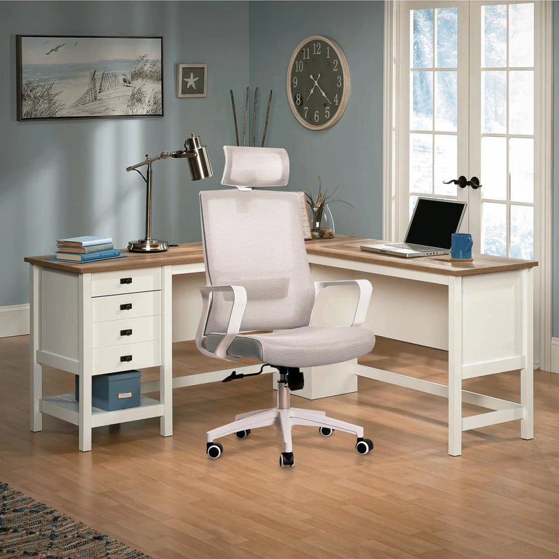 Jupplies ergonomic desk chair adjustable and recliner office chair with lumbar support, adjustable headrest, breathable mesh, 360 swivel wheels °   Supports up to 100kg