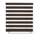 Roller blind, double layer night and day, 60-160x180cm, easy to install, for windows and doors, translucent and opaque