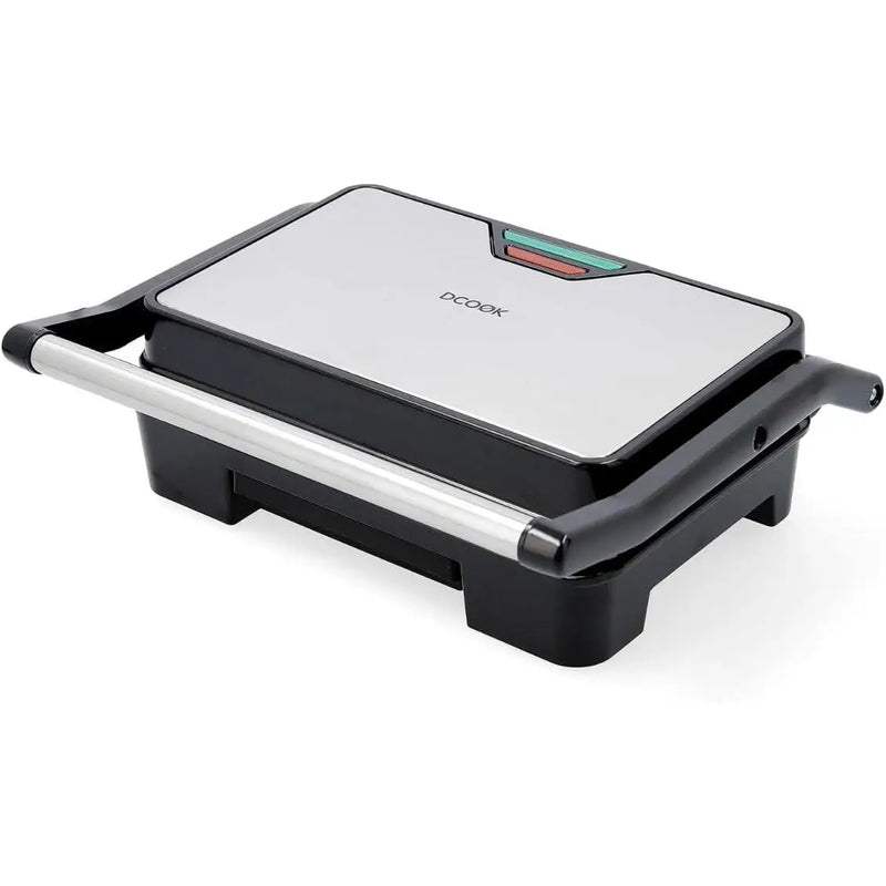 Dcook grill double steel plate 850w, small appliance, electric toaster, electric sandwich maker, electric grill for toast, non-stick, non-slip, cold touch handle, get easy breakfast