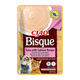 Inaba churu bisque - snacks for cats envelopes with puree (12 envelopes x 40gr)