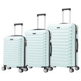 Set of elegant travel suitcases: lightweight abs housing, numeric lock, 4 360 swivel wheels ° , aluminum telescopic handle suitcase set trolley cabin suitcase (6990 m008 8001 8002 8008 6020 h24)