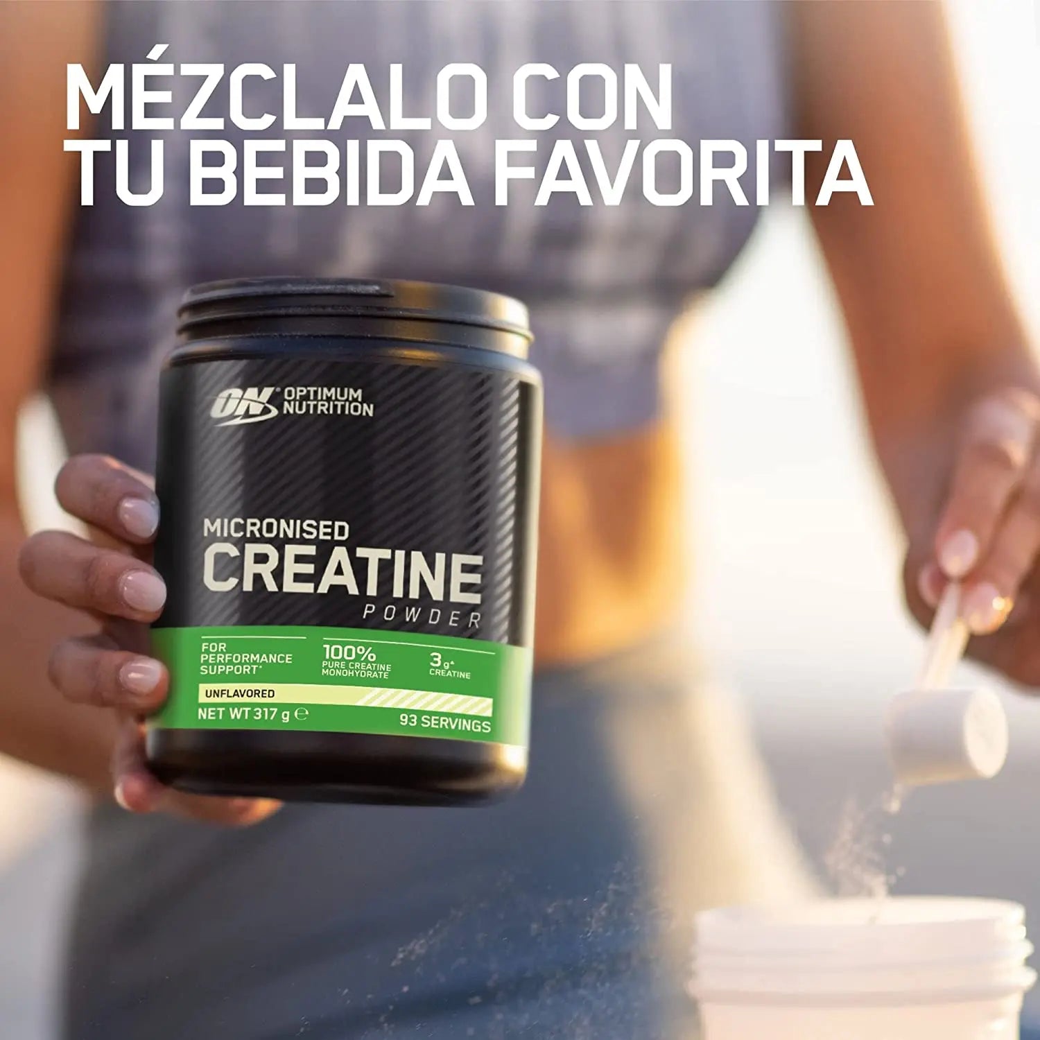 Creatine powder 317gr optimum nutrition creatine monohydrate