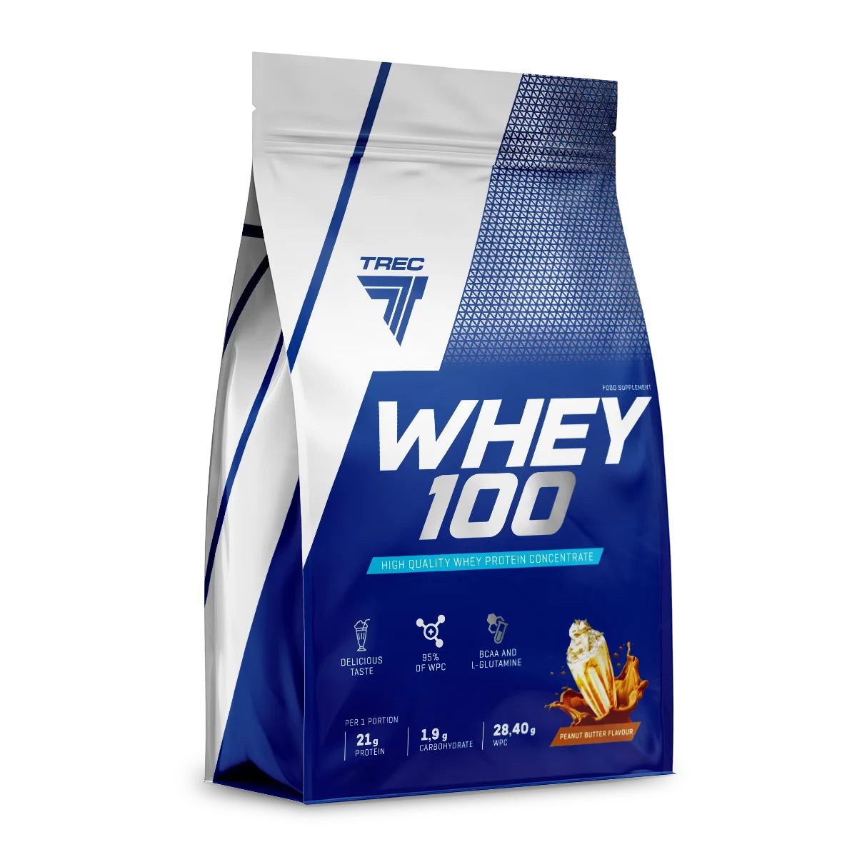 Trec nutrition - whey 100 concentrated whey protein - high quality - 700g