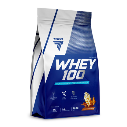 Trec nutrition - whey 100 concentrated whey protein - high quality - 700g
