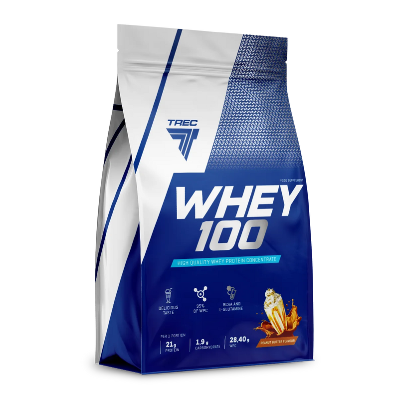 Trec nutrition - whey 100 concentrated whey protein - high quality - 700g