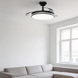 OstarkDom Ceiling Fan with Light 132cm, remote control, silent DC motor with 6 speeds, CCT dimmable LED light, timer function, modern aluminum and wood design, ideal for living rooms and bedrooms.