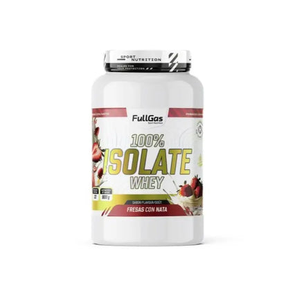 Fullgas -100% isolate whey * 900g - * raw material lacprodan sp-9225 (arla foods). Gluten free. Various flavors