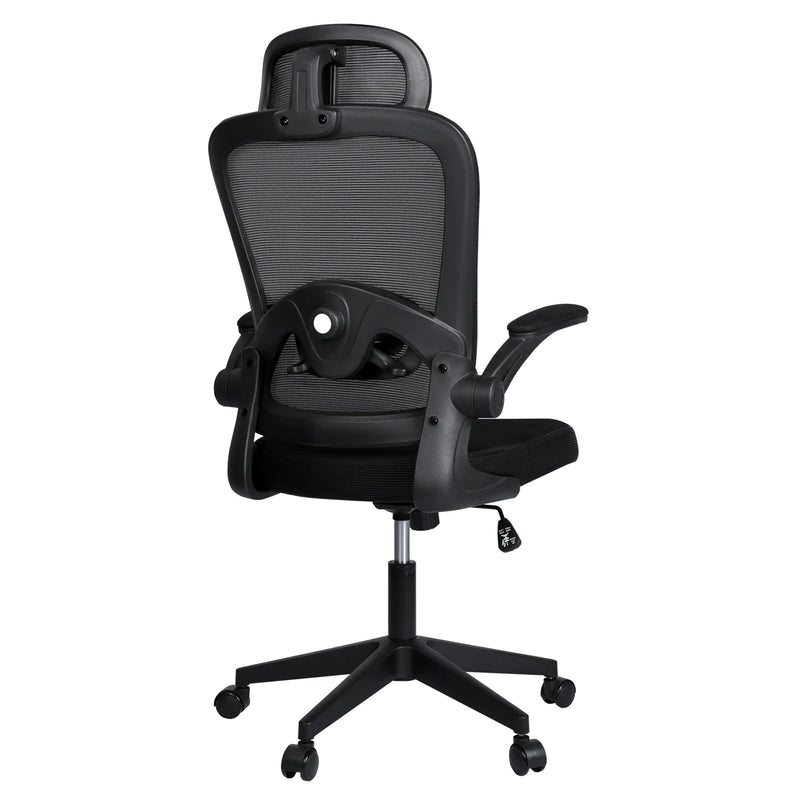 T-lovendo - ergonomic, desk, executive, swivel office chair with wheels, breathable mesh games, with headrest and adjustable armrest, lumbar support for office, home