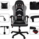 T-lovendo - gaming chair for video game or office. With lumbar and cervical cushion. Ergonomic. Adjustable in height and reclining. Adjustable comfortable