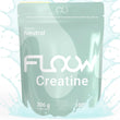 Floow - creatine monohydrate unflavored - 306g (90 doses) - pure creatine powder without sugar or maltodextrins - micronized creatine 200 mesh - sports supplement for muscle mass