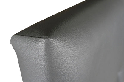 Custom Made Faux Leather Headboard Model Caribe 2 by Fisio Dreams, designed in Azahar color with MDF material, CE certified, easy to clean and includes hardware, perfect for modern beds.