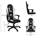 T-lovendo - gaming chair for video game or office. With lumbar and cervical cushion. Ergonomic. Adjustable in height and reclining. Adjustable comfortable