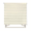 Roller blind, double layer night and day, 60-160x180cm, easy to install, for windows and doors, translucent and opaque