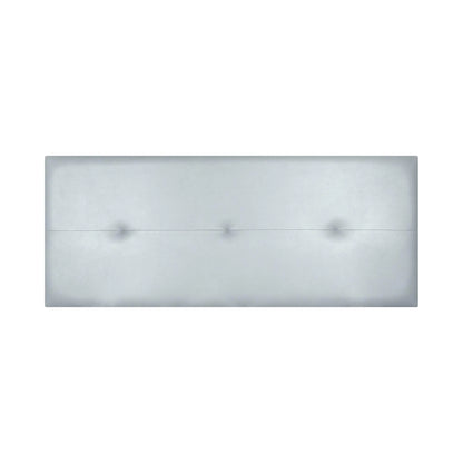Custom Made Faux Leather Headboard Model Caribe 2 by Fisio Dreams, designed in Azahar color with MDF material, CE certified, easy to clean and includes hardware, perfect for modern beds.
