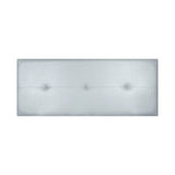 Custom Made Faux Leather Headboard Model Caribe 2 by Fisio Dreams, designed in Azahar color with MDF material, CE certified, easy to clean and includes hardware, perfect for modern beds.