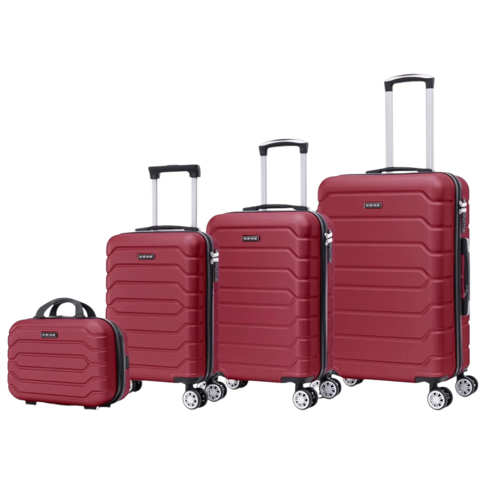 Set of elegant travel suitcases: lightweight abs housing, numeric lock, 4 360 swivel wheels ° , telescopic aluminum handle |   Suitcase set |    Cabin suitcase trolley set (66990 m013 8001 8002 8008 6020 d1)