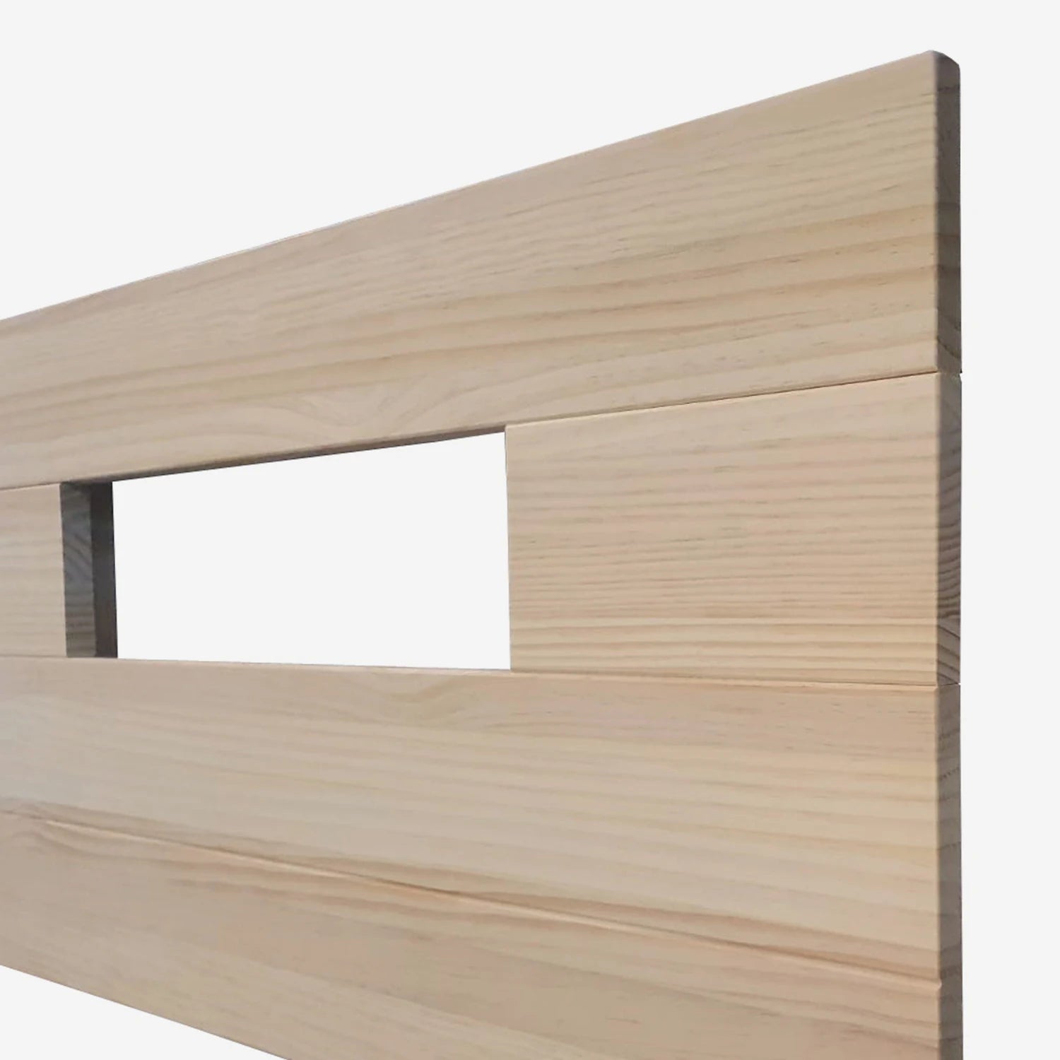 Handmade Pine Wood Headboard Suecia by PEJECAR, perfect for beds from 90 to 150 cm, offers a Nordic and minimalist style with customizable finishes, adding warmth and authenticity to your bedroom decor.
