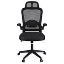 T-lovendo - ergonomic, desk, executive, swivel office chair with wheels, breathable mesh games, with headrest and adjustable armrest, lumbar support for office, home