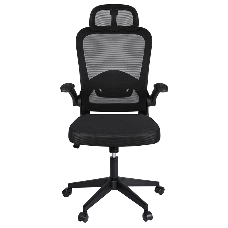 T-lovendo - ergonomic, desk, executive, swivel office chair with wheels, breathable mesh games, with headrest and adjustable armrest, lumbar support for office, home
