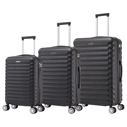 Set of elegant travel suitcases: lightweight abs housing, numeric lock, 4 360 swivel wheels ° , aluminum telescopic handle suitcase set trolley cabin suitcase (6990 m008 8001 8002 8008 6020 h24)