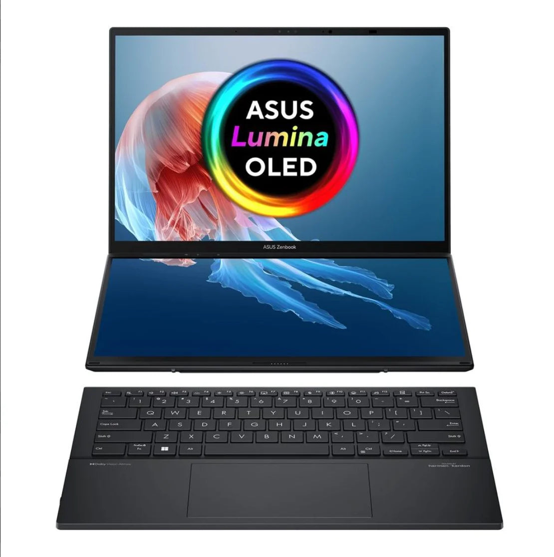 Asus zenbook duo oled laptop ux8406ma-pz255w intel ultra i9 185h 14" tactil 3k 32gb ssd1tb wifi bt w11 - mgs 0000020687