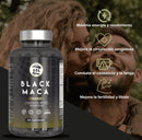 Hn - healthy nutrition black andina peruvian maca with l arginine - high concentration - vitamins b6 and b12 help reduce tiredness and fatigue - maca for men and women (50 caps)