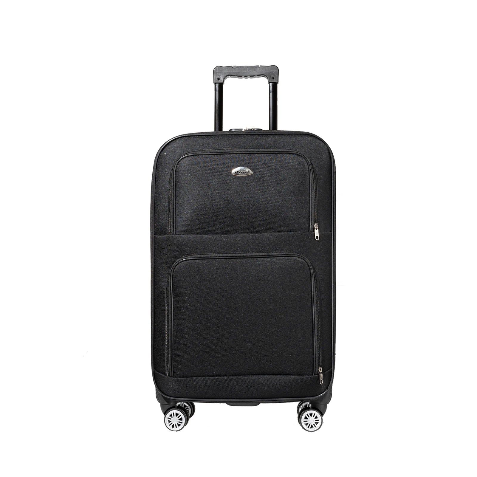 S7 star set of 2 travel suitcases, 18/20 inch, medium and carry-on with a toiletry bag, silent spinner wheels, combination locks, hand luggage, trolleys, large suitcase, carry-on suitcases, various colors available