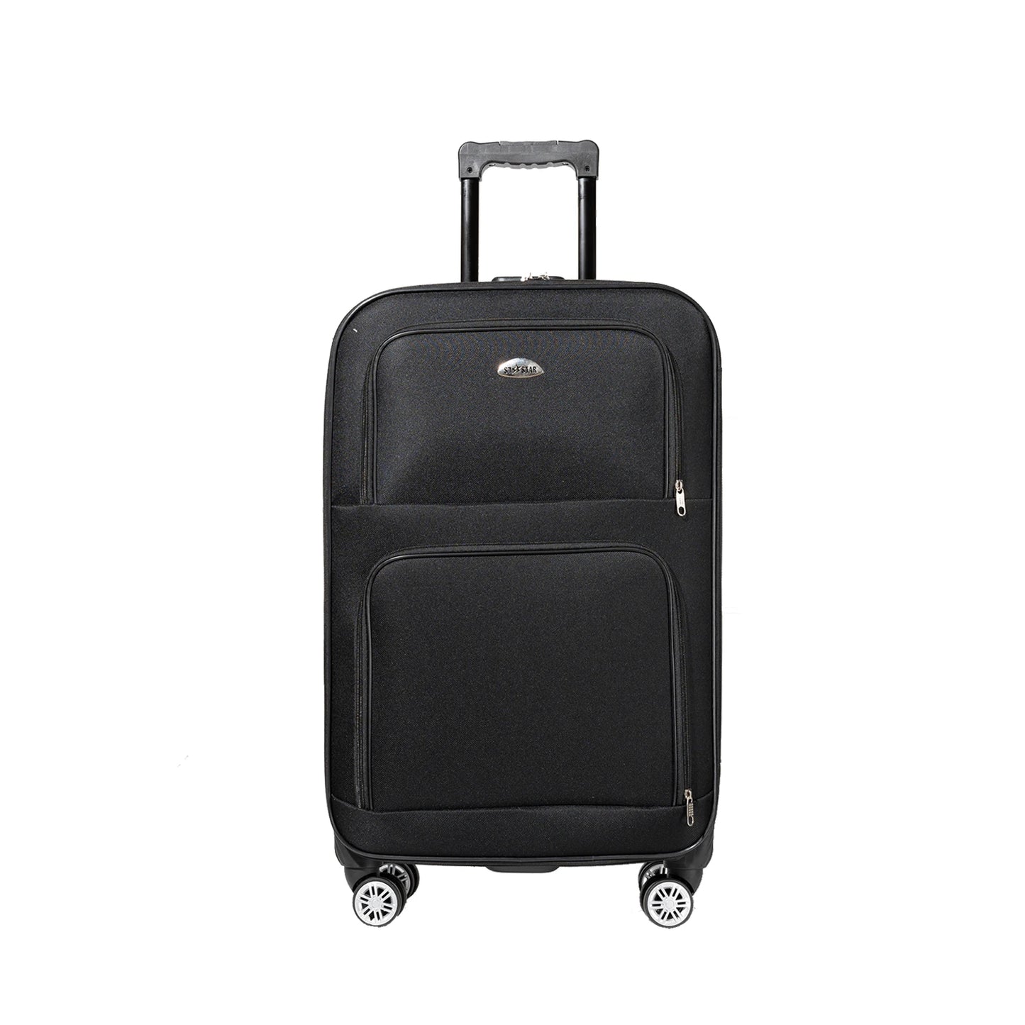S7 star set of 1/2 travel suitcases, 18/20 inch, medium and cabin with a toiletry bag, silent swivel wheels, combination locks, hand luggage, trolleys, large suitcase, cabin suitcases, various colors can be chosen